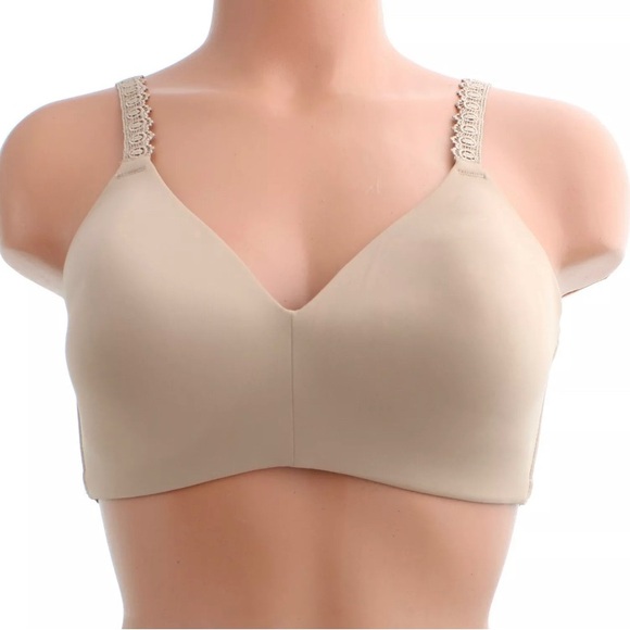 Wacoal Level Up Lace Wire Free Bra 856369, Floral Lace Straps/Back, size 34DD - Picture 1 of 3